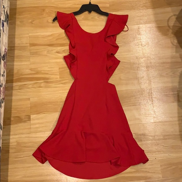 Red Hot Fit n Flare Dress - Picture 4 of 6